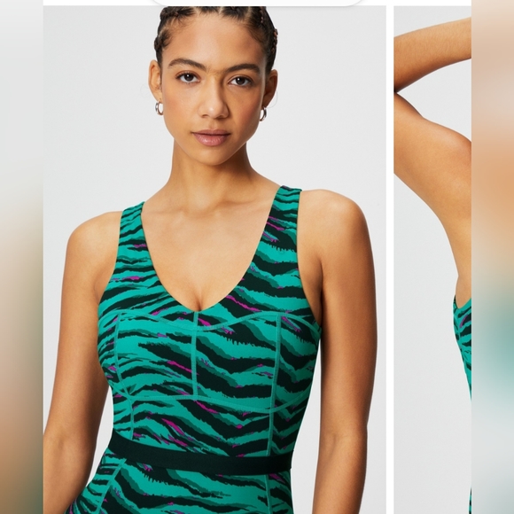 Fabletics Motion365+ Onesie XL NWT Roar/ Black - Picture 3 of 10